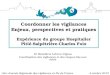 Coordonner les vigilances Enjeux, perspectives et pratiques Expérience du groupe Hospitalier Pitié-Salpêtrière-Charles Foix Dr Bénédicte Lebrun-Vignes