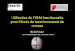 Utilisation de lIRM fonctionnelle pour létude du fonctionnement du cerveau Michel Dojat UM INSERM-UJF U594, Grenoble, France