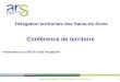 1 Présentation du SROS-Volet hospitalier Délégation territoriale des Hauts-de-Seine Conférence de territoire Conférence de territoire – Hauts-de-Seine