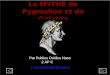 Le MYTHE de Pygmalion et de Galatée Par Publius Ovidius Naso 2 AP C Les métamorphoses