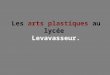 Les arts plastiques au lycée Levavasseur.. En seconde : Enseignement dexploration Arts visuels (1h30/semaine) Développer une culture personnelle: Amorcer