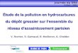 Journée du DEA - 2002 Étude de la pollution en hydrocarbures du dépôt grossier sur lensemble du réseau dassainissement parisien Journée du DEA Créteil