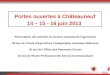 1 Service de lagriculture Portes ouvertes à Châteauneuf 14 – 15 - 16 juin 2013 Présentation des activités du Service Cantonal de lagriculture 90 ans de