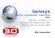 Genisys Sortie prochaines logiciels 2007 Genisys Système 3.0 Genisys USA Domestique 2007 Genisys USA Asiatique 2007