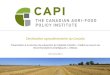 Destination agroalimentaire du Canada Présentation à la réunion de prévention de lobésité infantile « Mettre en œuvre les recommandations stratégiques