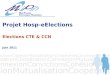 M idi P icardie I nformatique H ospitalière Projet Hosp-eElections Elections CTE & CCN Juin 2011