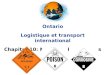 Ontario Logistique et transport international Chapitre 10: Matières dangereuses