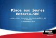 Place aux jeunes Ontario-SDG Association française des municipalités de lOntario 5 septembre 2012
