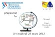 Le vendredi 23 mars 2012 proposent la Niveau 1 Cours Moyens des écoles