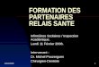 11/02/20081 FORMATION DES PARTENAIRES RELAIS SANTE Infirmières Scolaires / Inspection Académique. Lundi 11 Février 2008. Intervenant : Dr. Michel Pouzergues