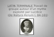 LATIN TERMINALE Travail de groupe autour dun mythe exploité par Lucrèce ( De Natura Rerum I, 84-101 ) Lucrèce