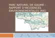 PARC NATUREL DE GAUME : RAPPORT DINCIDENCES ENVIRONNEMENTALES (RIE) Aubange – Etalle – Florenville – Meix-dvt-Virton – Musson – Rouvroy – Saint-Léger –