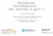 Epilepsies Vestibulaires: Des entités à part ? Fabrice Bartolomei Hôpital de la Timone & Hôpital Henri Gastaut/Centre Saint Paul Université Aix Marseille
