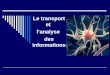 Le transport et lanalyse des informations. Lanatomie du système nerveux Le système nerveux se divise en deux parties: Le système central ou système cérébrospinal: