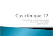 Cours DES gynécologie-obstétrique 5è semestre- 17/12/2012 Chloé Maignien