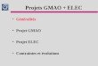 Projets GMAO + ELEC Généralités Projet GMAO Projet ELEC Contraintes et évolutions