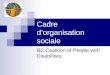 Cadre dorganisation sociale BC Coalition of People with Disabilities