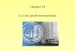1 Chapitre VI La Cour pénale internationale. 2 3