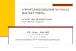 Copyright ClavelConsulting - 20081 STRATEGIES DES ENTREPRISES GLOBALISEES - NOUVELLES PERSPECTIVES, NOUVEAUX ENJEUX FIF – Alger – Mai 2008 Jean-Daniel