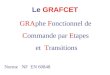 Le GRAFCET GRAphe Fonctionnel de Commande par Etapes et Transitions Norme NF EN 60848