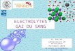 ELECTROLYTES GAZ DU SANG N. COLLET Laboratoire de Biochimie Novembre 2010 nicolas.collet@chu-rennes.fr