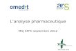 L’analyse pharmaceutique MAJ SFPC septembre 2012 MAJ sept 2012