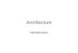 Architecture introduction. Architecture de base Alimentation µC Périphériques Oscillateur