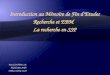 Introduction au Mémoire de Fin d’Etudes Recherche et EBM La recherche en SSP Pascal SEMAILLE Michel ROLAND DMG/CUMG ULB