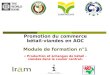 Promotion du commerce bétail-viandes en AOC Module de formation n°1 « Production et échanges de bétail – viandes dans le couloir central»