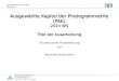 Technische Universität München Photogrammetrie & Fernerkundung Prof. Dr.-Ing. U. Stilla Ausgewählte Kapitel der Photogrammetrie (PAK) 2010 WS Titel der