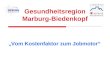 Gesundheitsregion Marburg-Biedenkopf Vom Kostenfaktor zum Jobmotor