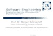 17.2.2006 Software-Engineering II Eingebettete Systeme, Softwarequalität, Projektmanagement Prof. Dr. Holger Schlingloff Institut für Informatik der Humboldt