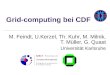 M. Feindt, U.Kerzel, Th. Kuhr, M. Milnik, T. Müller, G. Quast Universität Karlsruhe Grid-computing bei CDF