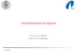 WS03/041 Amortisierte Analyse Prof. Dr. S. Albers Prof. Dr. Th. Ottmann