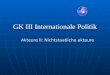 GK III Internationale Politik Akteure II: Nichtstaatliche akteure