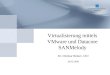 Virtualisierung mittels VMware und Datacore SANMelody Dr. Dietmar Bräuer, CIO 29.05.2008