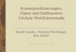 Konzeptualisierungen, Daten und Indikatoren: Globale Wohlfahrtsmaße Daniel Landes, Christian Flörchinger, Jens Siefert