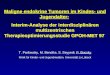 Maligne endokrine Tumoren im Kindes- und Jugendalter: Interim-Analyse der interdisziplinären multizentrischen Therapieoptimierungsstudie GPOH-MET 97 Maligne