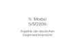 5. Modul 5/5/2006 Aspekte der deutschen Gegenwartssprache