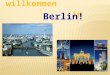 Berlin!. Berlin ist die Hauptstadt Deutschlands. Diese Stadt wurde am 13 Jahrhundert gegründet. Berlin liegt an der Spree, im Osten Deutschlands. Das