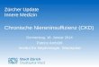 Zürcher Update Innere Medizin Chronische Niereninsuffizienz (CKD) Donnerstag, 16. Januar 2014 Patrice Ambühl Institut für Nephrologie, Waidspital