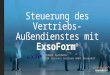Steuerung des Vertriebs-Außendienstes mit ExsoForm ® Thomas Sporbeck EXSO. business solutions GmbH, Düsseldorf