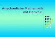 Anschauliche Mathematik mit Derive 6. Inhalt Allgemeine Bemerkungen zum Einsatz eines Computer-Algebra-Systems (CAS) im Mathematik-Unterricht Beispiel