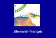 Allemand - français Unité 11. das Instrument linstrument