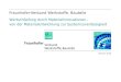 Fraunhofer-Verbund Werkstoffe, Bauteile Wertschöpfung durch Materialinnovationen - von der Materialentwicklung zur Systemzuverlässigkeit Stand 10.10.08