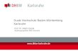 Duale Hochschule Baden-Württemberg Karlsruhe   Prof. Dr. Martin Detzel Studiengangsleiter BWL-Industrie