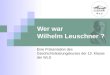 Wer war Wilhelm Leuschner ? Eine Präsentation des Geschichtsleistungskurses der 13. Klasse der WLS