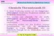 Anfang Präsentation 2. Februar, 2005 Chemische Thermodynamik III In dieser Vorlesung werden wir die Temperatur- abhängigkeit chemischer Reaktionen (Gesetz