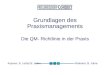 Grundlagen des Praxismanagements Die QM- Richtlinie in der Praxis Autoren: B. Lerbs/ B. JuhreReferent: B. Juhre