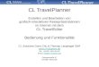 CL TravelPlanner Erstellen und Bearbeiten von grafisch-interaktiven Reisepräsentationen im Internet mit dem CL TravelEditor Bedienung und Funktionalität